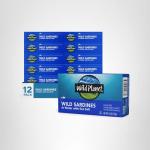 Wild Planet Sardines in Water, Non-GMO, 12-Pack