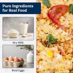 Augason Farms Pasteurized Scrambled Egg Mix Can, Emergency Food Supply, Everyday Meals, 57 Servings