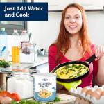 Augason Farms Pasteurized Scrambled Egg Mix Can, Emergency Food Supply, Everyday Meals, 57 Servings