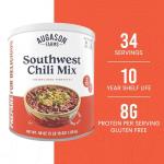 Augason Farms Southwest Chili Mix Can, Certified Gluten Free, Emergency Food Supply, Everyday Meals, 34 Servings