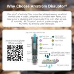 Nawaza Portable Electric Water Filter - 0.01 Micron Outdoor Camping Water Purifier for Hiking, Camping Water Filtration System Survival，Camping, Travel and Emergency-Green