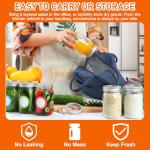 16 oz Mason Jars with Lids - 15 Pack