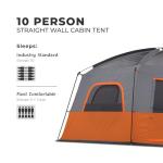 10-Person Family Tent with Gear Loft Organizer