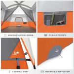 10-Person Family Tent with Gear Loft Organizer