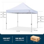 Commercial Grade 10x10 Instant Pop Up Canopy
