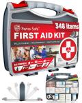 348-Piece 2-in-1 First Aid Kit with Mini Bonus