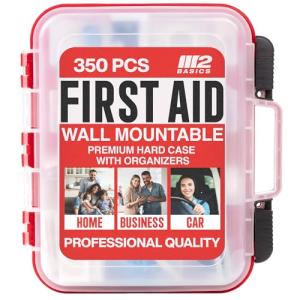 350-Piece Emergency First Aid Kit for Home & Office