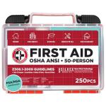 250-Piece First Aid Kit for Home, Office, Car