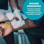 110 Piece Travel First Aid Kit for Emergencies