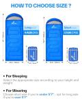 Sportneer Wearable Waterproof Sleeping Bag for All