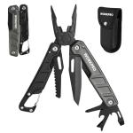 WORKPRO Multitool-11 in 1 Multitool Pliers with Pocket Clip and Sheath-EDC Multi Tool Knives with Safety Lock-Camping Tools Pocket Knife with Screwdriver Saw Blade Wire Cutter and Bottle Opener