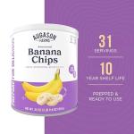 Augason Farms Sweetened Banana Chips - 31 Servings