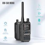 BAOFENG UV-5R MINI Radios Dual Band Two Way Radio Bulk Set, Professional Walkie Talkies, Wireless Programming, USB-C Charging, 999CH for Business, Security, Events, Warehouses, Church, Gray, 10 Pack