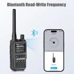 BAOFENG UV-5R MINI Radios Dual Band Two Way Radio Bulk Set, Professional Walkie Talkies, Wireless Programming, USB-C Charging, 999CH for Business, Security, Events, Warehouses, Church, Gray, 10 Pack