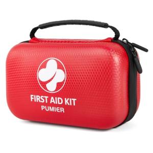 First Aid Kit for Car Home Travel Camping, 350pcs Compact Waterproof Hard Case, Public Emergency Must Have Survival Kits - Perfect for Businesses, Boat, Hiking, Vehicles, Sports (PUMIER)