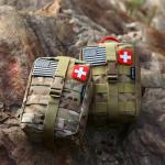 EVERLIT Emergency Trauma Kit, CAT GEN-7 Multi-Purpose SOS Everyday Carry IFAK for Wilderness, Trip, Cars, Hiking, Camping, Father’s Day Birthday Gift for Him Men Husband Dad Boyfriend (Tan)