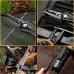 18-in-1 Multitool Hatchet Camping Axe with Hammer & Knife with Protective Sheath, Survival Gear for Men Dad, Emergency Car Tool & Hiking Accessories, Cool Gadgets for Outdoor Hiking Emergency