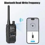 BAOFENG UV-5R MINI 6 Pack Ham Radio, 5W Dual Band Two Way Radio, 999 Channels with Wireless Programming, USB-C, VOX, for Security, Event Management, Warehouse, Farm, School and Business Use, Black