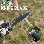 BIBURY Multitool Pliers Pro BI2045, Foldable Multitools with Replaceable Wire Cutters and Saw, Stainless Steel Multi Tool w/Upgraded Scissors and Screwdriver Set, Ideal for Camping, Hiking, Survival