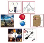 ​29-in-1 Outdoor Survival Gear Kit with Heavy-Duty Storage Bag, First Aid & Fire Starter – Emergency Tools for Camping Hiking, Gifts for Dad, Husband, Men Women （YSK02YW）