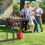 ROVSUN 100,000 BTU Portable Gas Camping Stove, Outdoor Propane Burner with 20psi Regulator, High Pressure Single Cooker Camp Cooking Home Brewing