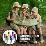 Toodoo 36 Pieces Compass for Kids Bulk Metal Mini Compass Keychain Hiking and Survival Adventure Camping Belt Clips Theme Birthday Party Favors for School Outdoor Hiking