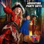 Toodoo 36 Pieces Compass for Kids Bulk Metal Mini Compass Keychain Hiking and Survival Adventure Camping Belt Clips Theme Birthday Party Favors for School Outdoor Hiking