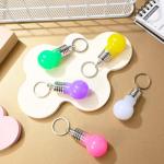 21Pcs Color LED Keychain, Luminous Keychain Flashlight, Cute Colored Light Bulbs Keyrings, Light Up Key Chain Pendant for Purse, Halloween Decorations, Christmas Stocking Stuffers(Random Color)