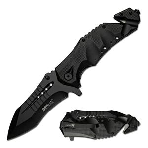 MTech USA MT-A845BK SPRING ASSISTED KNIFE, 5" Closed, Black Blade