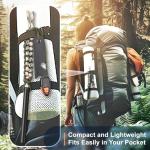 2 Pack Ferro Rod, 4 Inch Fire Starter Survival Tool, Flint and Steel for Hiking, Camping & Bushcraft, Flint Fire Starter with Paracord Handle & Waterproof Design, Emergency Survival Tool | Clwryviduu