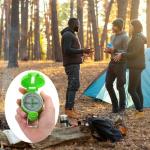 Sabary 6 Pack Multi-Color Lensatic Compasses with Lanyard Orienteering Navigation Compass Hiking Backpacking Compass Bulk Mini Wilderness Survival Tools for Hunters Hikers Travel