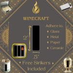 150 Count | 4" White Matches | Strikers Included | Color Tip Wooden Match | Refill for Matchstick Jars, Candle Display, Holders & Bottles | 4 in inches Long