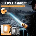 Emergency Weather Radio for Winter Storm, NOAA Weather Radio Hand Crank Emergency Radio with 7400mWh Power Bank, USB/Solar/Hand Crank, Battery Operated,Flashlight&SOS Alarm,for Emergency Survival Gear