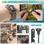 20 in 1 Survival Kit for Men - Emergency & Outdoor Camping Gear, Compact Survival Tools, Essential Camping Accessories, Durable Multi-Tool Set, Practical Gift for Dad, Husband, Outdoorsmen