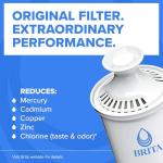 Brita UltraMax Large Water Dispenser With Standard Filter, BPA-Free, Reduces Copper, Cadmium and Mercury Impurities, Lasts 2 Months or 40 Gallons, Includes 1 Filter, Kitchen Accessories, Large 27-Cup