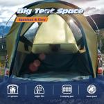 Truck Bed Tent, Waterproof PU3000mm Pickup Truck Tent for Camping 5.5-6.0 Ft Bed, 2-3 Person Sleeping Truck Tent, Portable for Car Camping