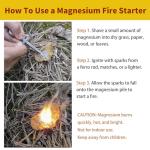 3 Pieces Magnesium Fire Starter Rods, 99% High Purity Magnesium Metal Rod, 3.5" x 0.63" – Ideal Mg Fire Starter for Survival, Emergency Sparks, Outdoor Camping Hiking (900mm x 16mm)