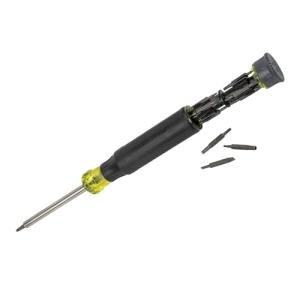 Klein Tools 32327 Precision Screwdriver Set, 27-in-1 Multi-Bit Screwdriver, Onboard Storage, Rare-Earth Magnet, Ideal for Terminal Blocks