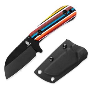 Kizer Deckhand Fixed Blade Knife with Sheath, D2 Blade Camping Knife G10 Handle, Fixed Blade EDC Knives for Men Women, Outdoor Hunting Hiking Survival Knives 1062M3