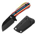 Kizer Deckhand Fixed Blade Knife with Sheath, D2 Blade Camping Knife G10 Handle, Fixed Blade EDC Knives for Men Women, Outdoor Hunting Hiking Survival Knives 1062M3