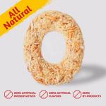 Just Try 8 OZ Raw Antarctic Krill Freeze Dried Cat & Dog Food Toppers Mixers Meal Toppers Low Calorie with Real Chicken Egg Yolk, High Protein Food Toppers Omega 3 for Picky Eaters Skin & Coat Support