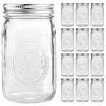 32 oz Wide Mouth Mason Jars – Set of 12