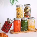 32 oz Wide Mouth Mason Jars – Set of 12