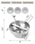 Stainless Steel Ergonomic Food Mill with 3 Discs