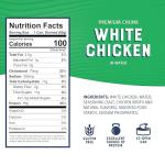 Bumble Bee Premium White Chicken Breast with Rib Meat in Water - 19g Protein per Serving - Gluten Free, Keto Friendly Canned Chicken - 5 oz (Pack of 1)