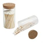 Meya Luxury Colored Safety Matches | 4-Inch Long Matches in Glass Jar | Perfect for Lighting Candles | 150 PIECES | 10 CANDLES AND EXTRA EMPTY JAR GIFT (WHİTE)