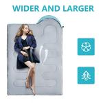 ORTHOMTEX Sleeping Bags for Adults,Kids & Girls-Warm & Cold Weather Lightweight Waterproof Sleeping Bag Backpack,Great for 3-4 Seasons Hiking,Camping and Outdoor Mountaineering(Sky Blue/Left Zip)