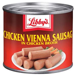 Libby's Chicken Vienna Sausage in Chicken Broth, Canned Sausage, 4.6 OZ