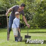 VNIMTI 28-Inch Metal Garden Shovel with D-Handle