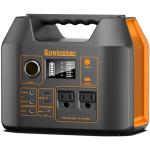 Enginstar Solar Generator, 296Wh Portable Power Station, 110V Pure Sine Wave, 80000mAh Backup Battery Power Supply for CPAP Outdoor Camping, Traveling, and Emergencies